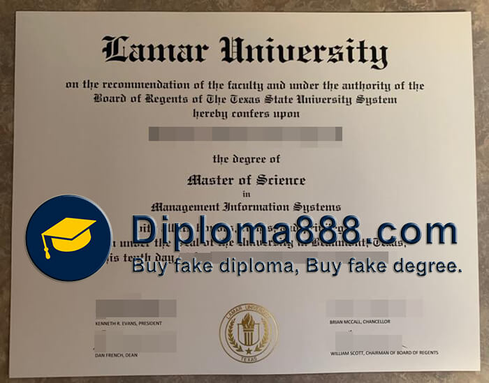 buy fake Lamar University degree