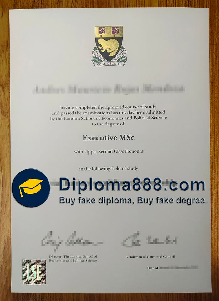buy fake London School of Economics and Political Science degree