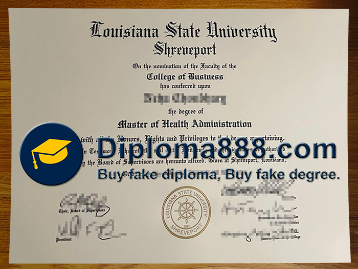 buy fake Louisiana State University Shreveport degree