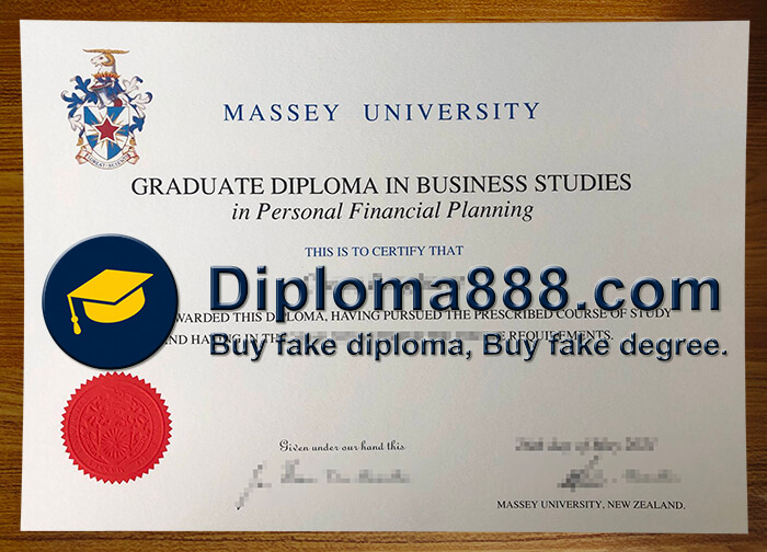 buy fake Massey University degree