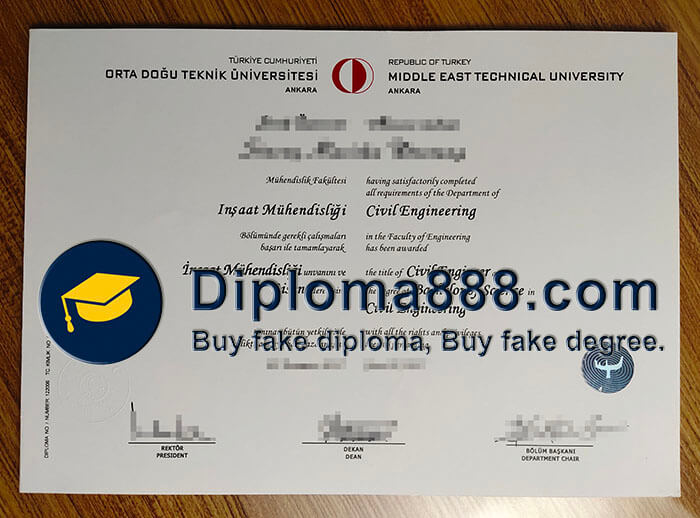 buy fake Middle East Technical University degree