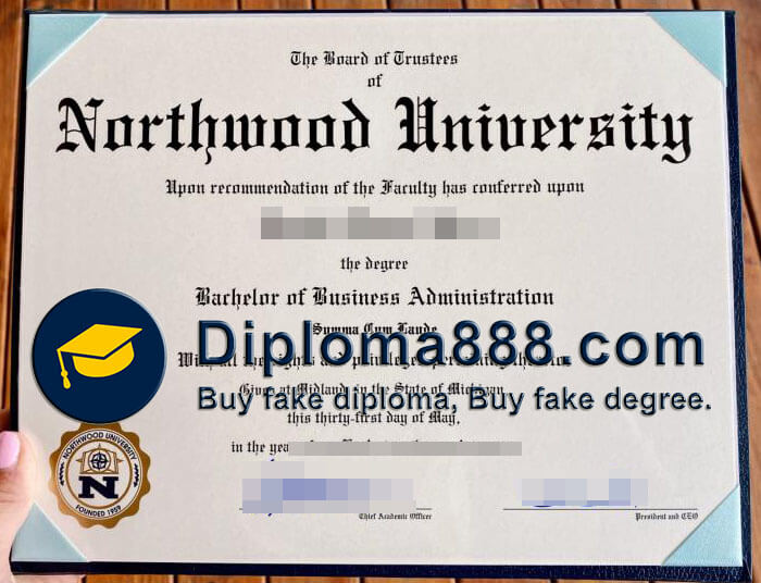 buy fake Northwood University degree