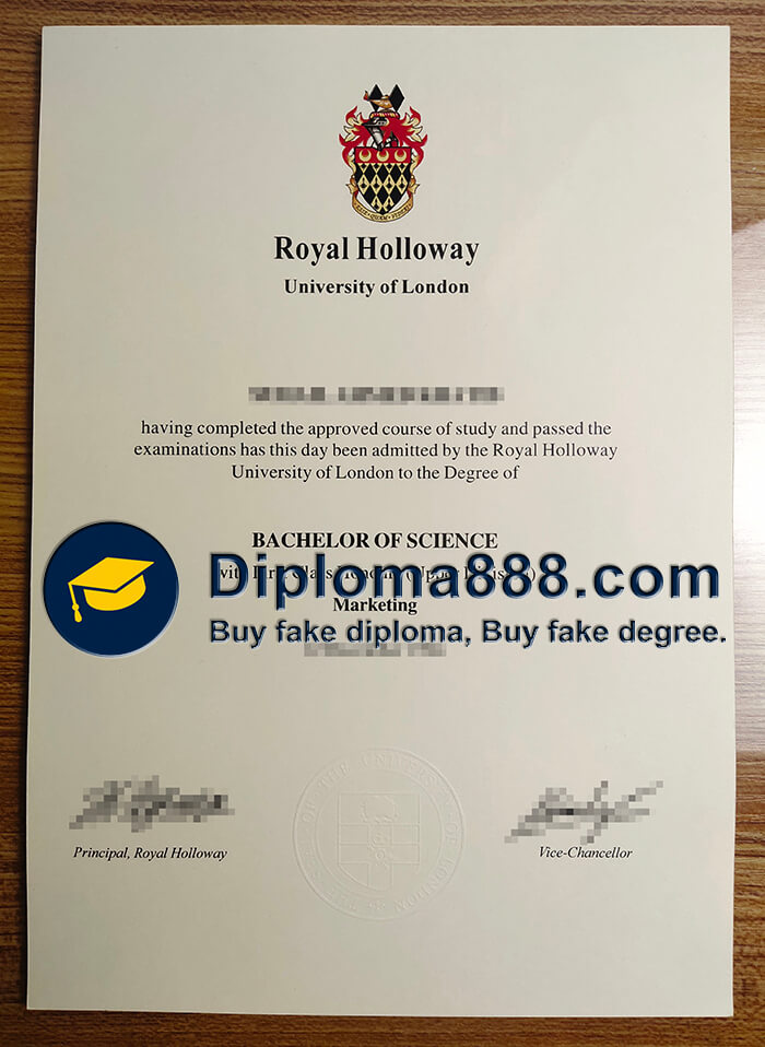 buy fake Royal Holloway University of London degree