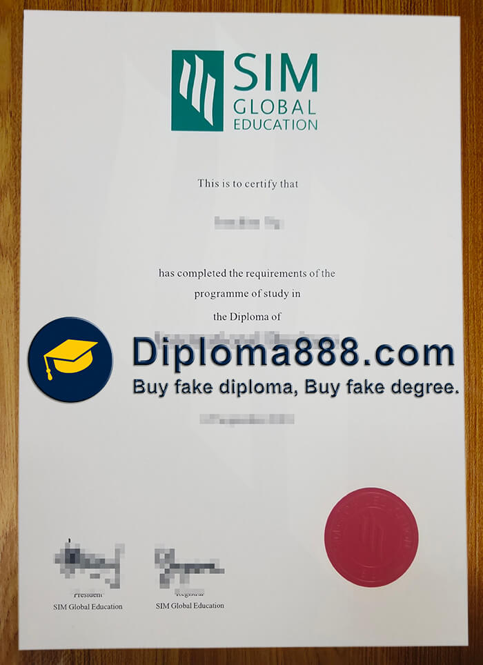 buy fake SIM Global Education degree