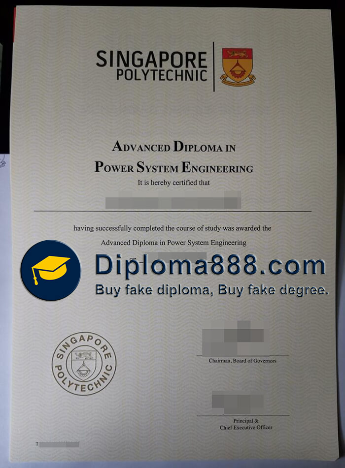 buy fake Singapore Polytechnic degree
