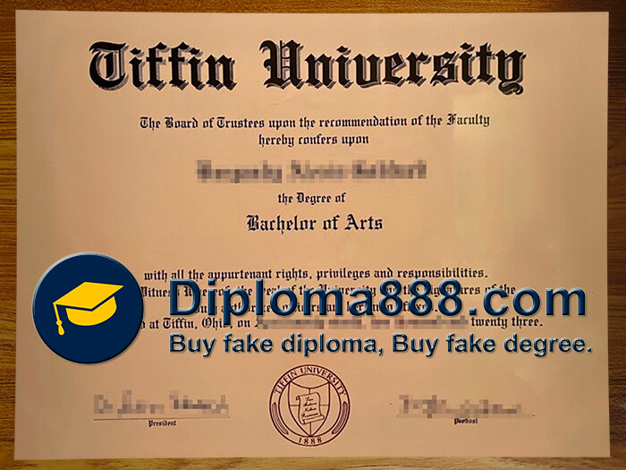 buy fake Tiffin University degree