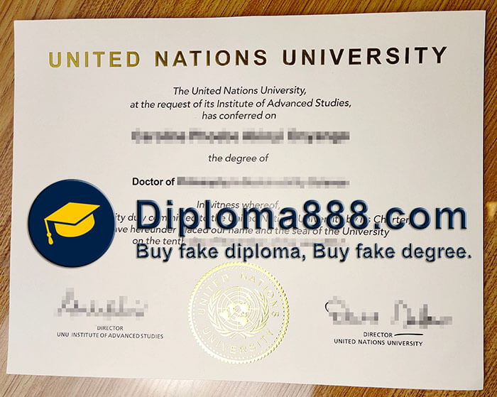 buy fake United Nations University degree