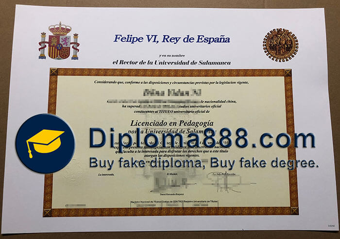 buy fake Universidad de Salamanca degree