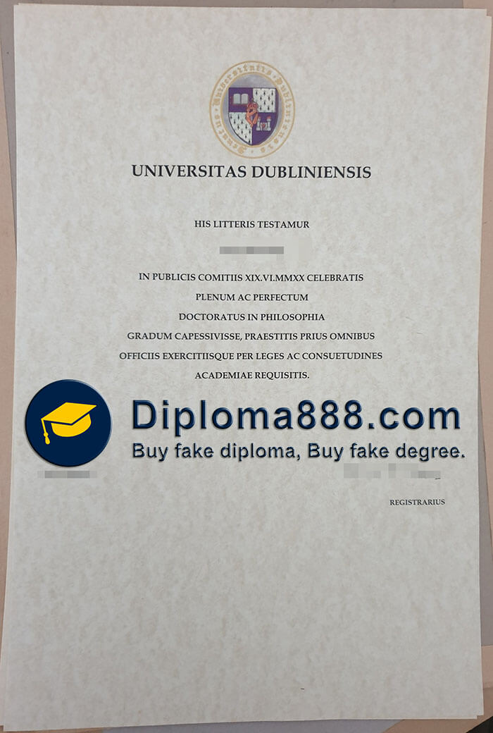 buy fake Universitas Dubliniensis degree