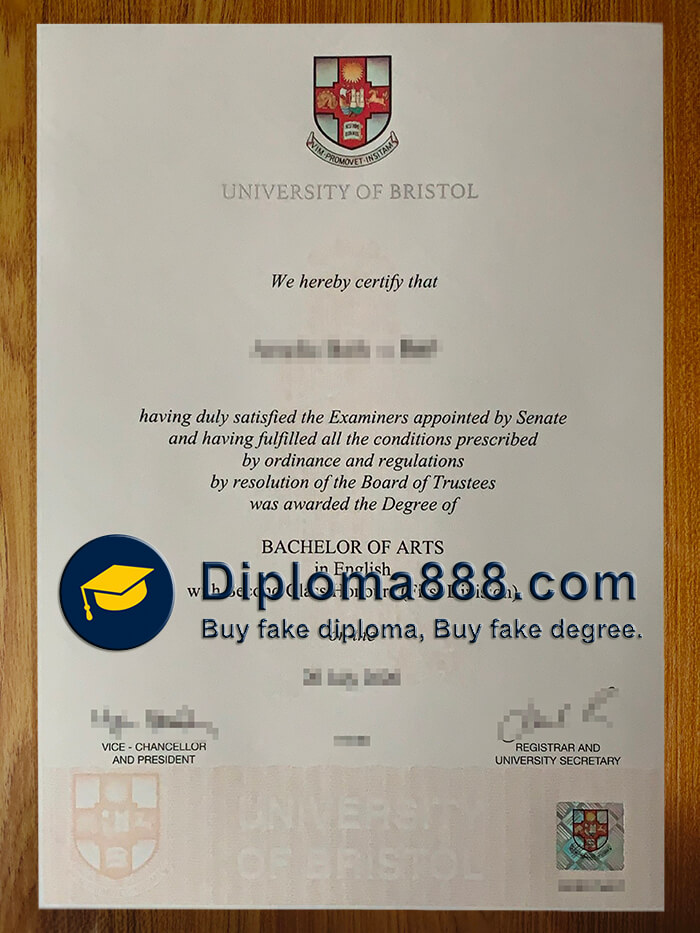 buy fake University of Bristol degree
