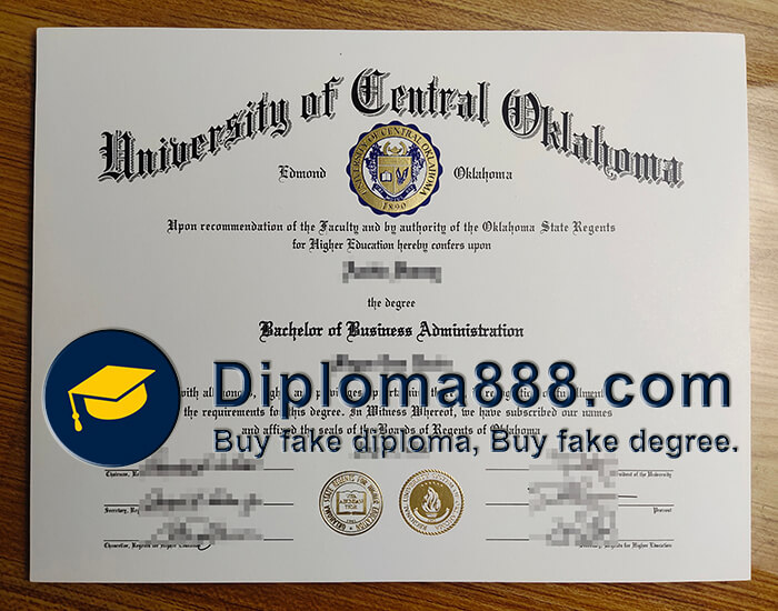 buy fake University of Central Oklahoma degree