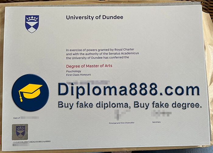 buy fake University of Dundee degree