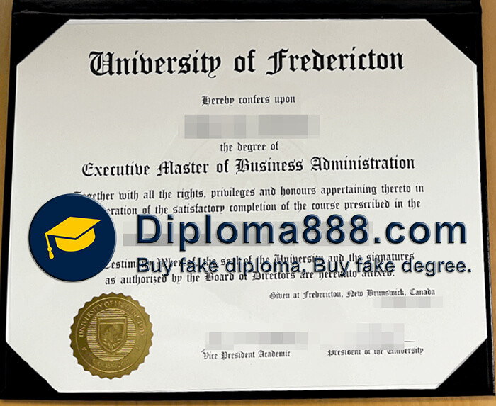 buy fake University of Fredericton degree