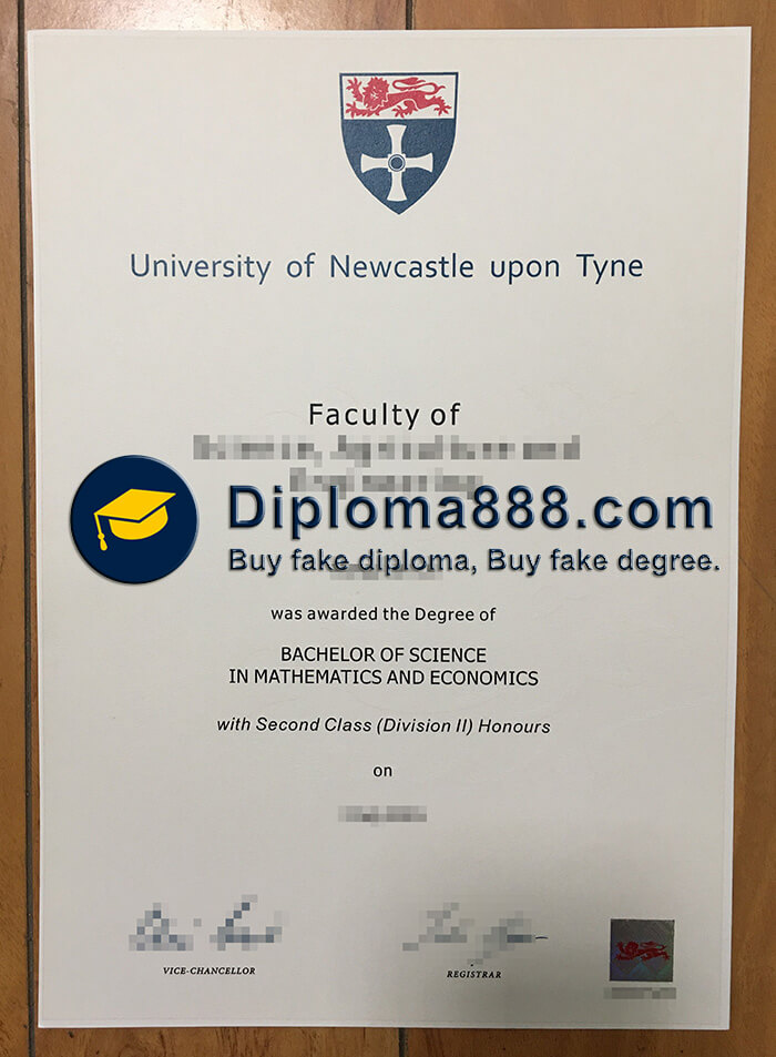 buy fake University of Newcastle upon Tyne degree