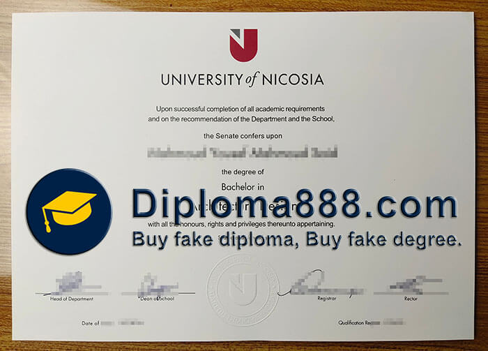 buy fake University of Nicosia degree