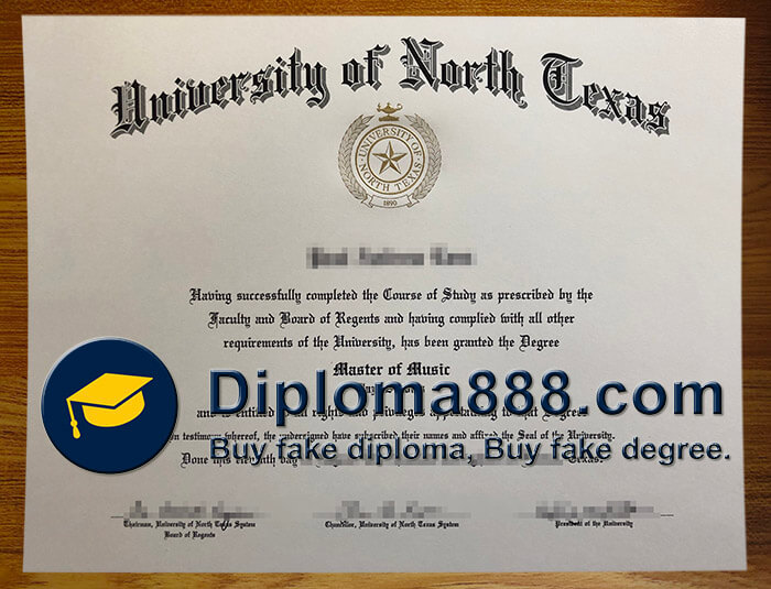 buy fake University of North Texas degree