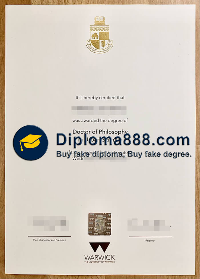 buy fake University of Warwick degree