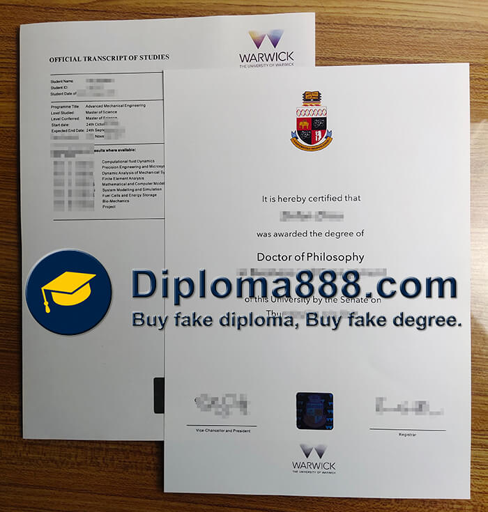buy fake University of Warwick degree