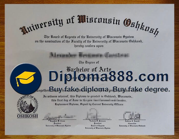 buy fake University of Wisconsin Oshkosh degree