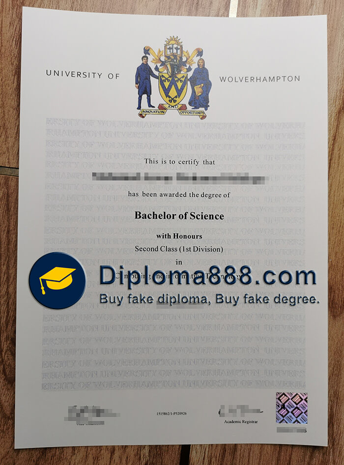 buy fake University of Wolverhampton degree