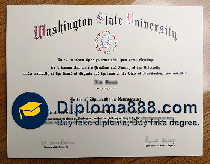buy fake Washington State University degree