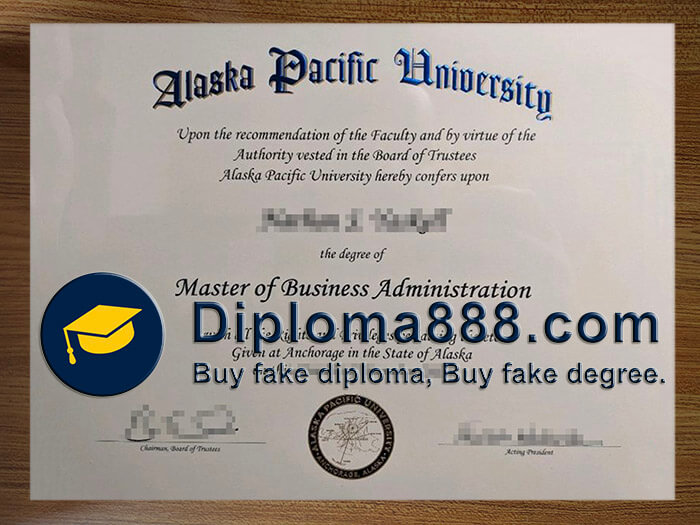 buy fake Alaska Pacific University degree