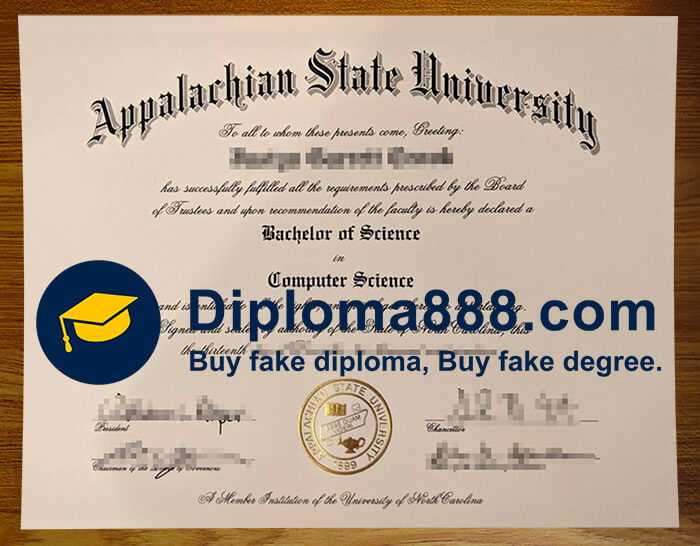 buy fake Appalachian State University degree