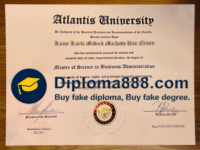 buy fake Atlantis University degree