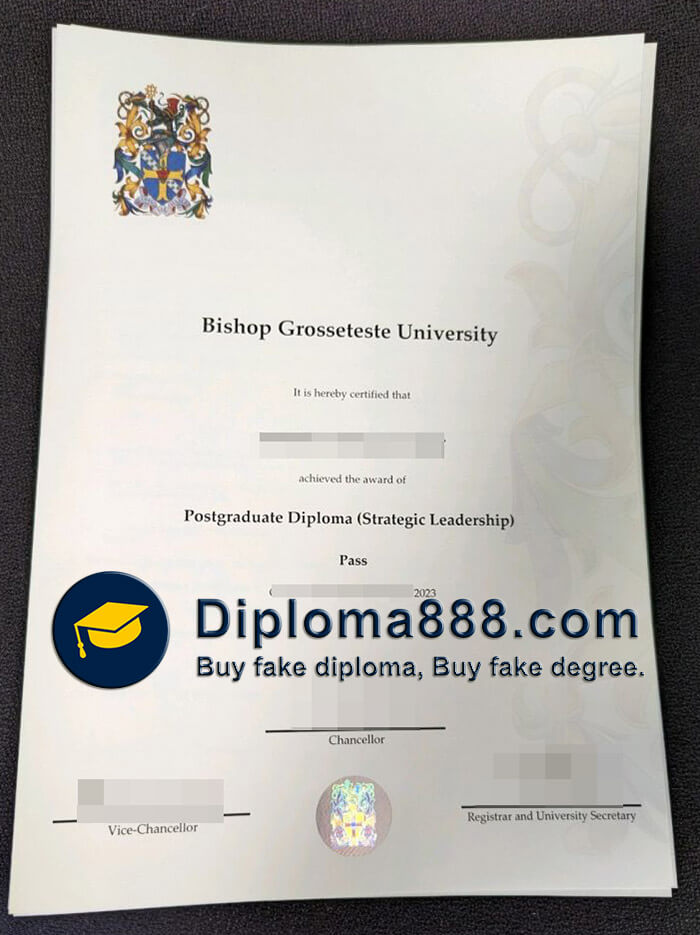 buy fake Bishop Grosseteste University degree