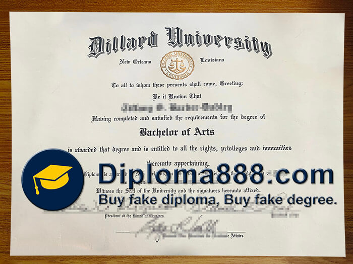 buy fake Dillard University degree