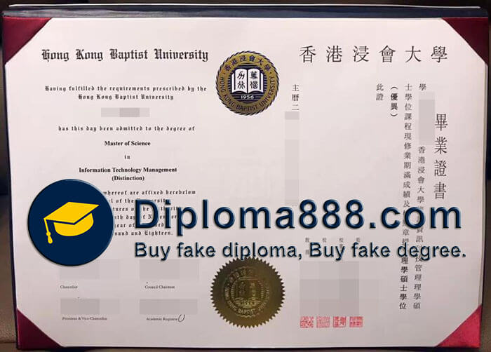 buy fake Hong Kong Baptist University degree
