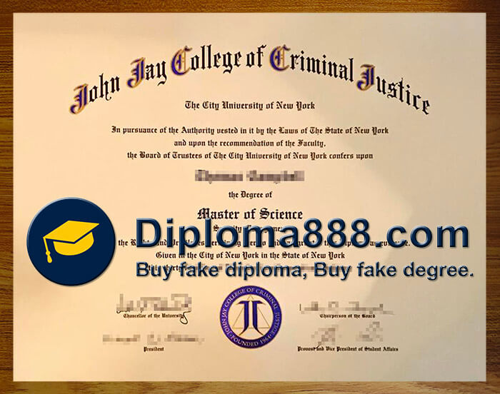 buy fake John Jay College of Criminal Justice degree