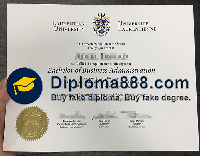 buy fake Laurentian University degree