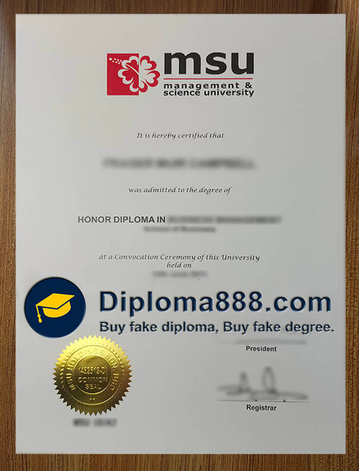 buy fake Management Science University degree