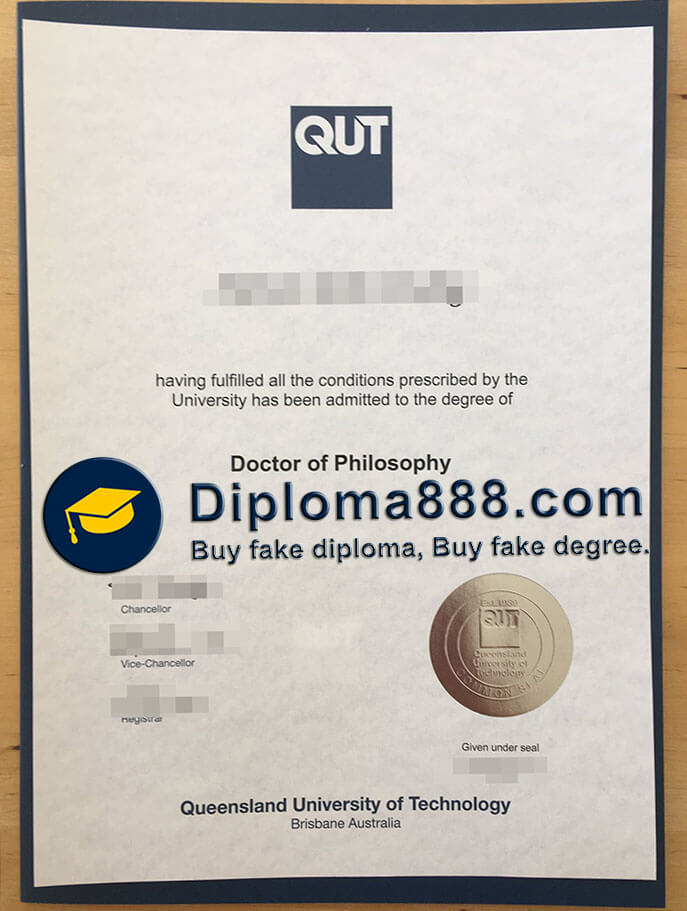 make a fake Queensland University of Technology diploma in 2023