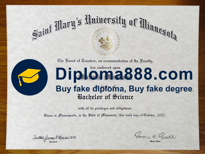 buy fake Saint Mary's University of Minnesota degree
