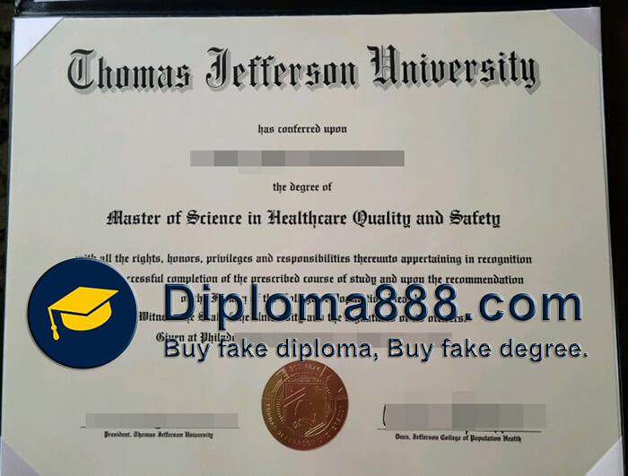 buy fake Thomas Jefferson University degree