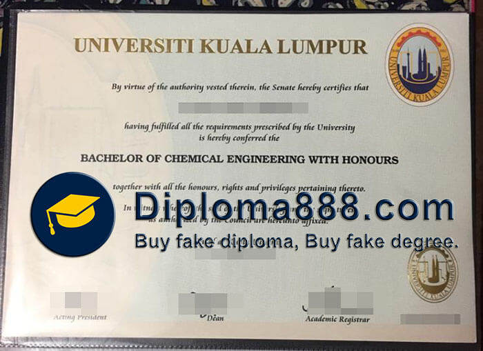 buy fake University of Kuala Lumpur degree