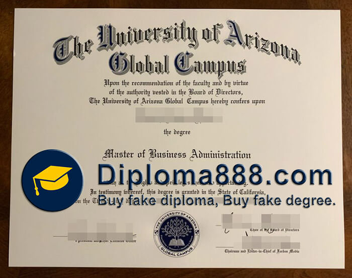 buy fake University of Arizona Global Campus degree