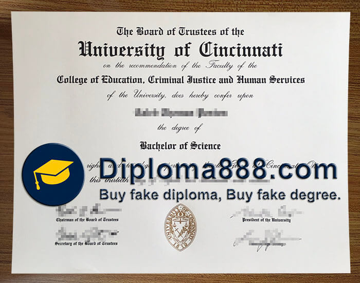 buy fake University of Cincinnati degree