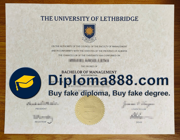 buy fake University of Lethbridge degree