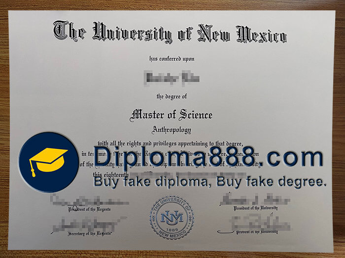 buy fake University of New Mexico degree