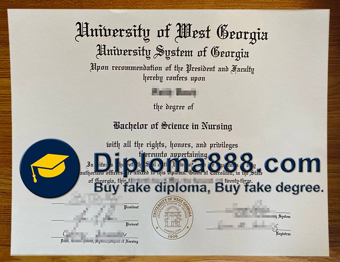 buy fake University of West Georgia degree