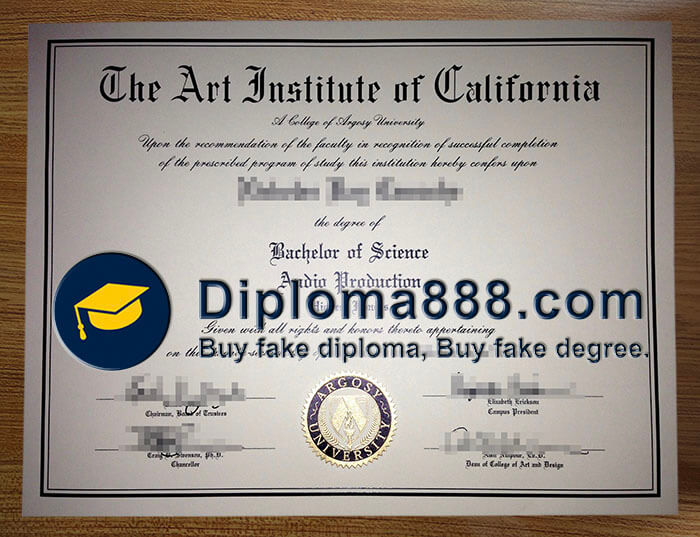 buy fake Art Institute of California degree