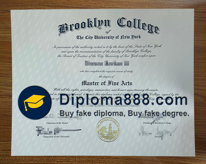 buy fake Brooklyn College degree