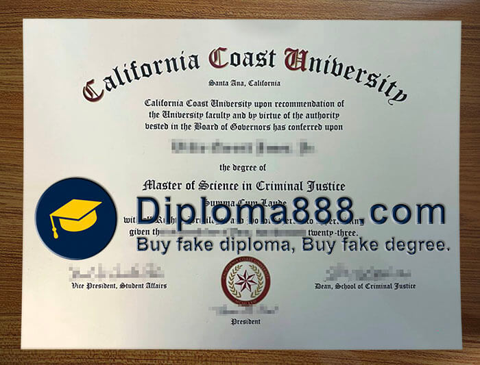 buy fake California Coast University degree
