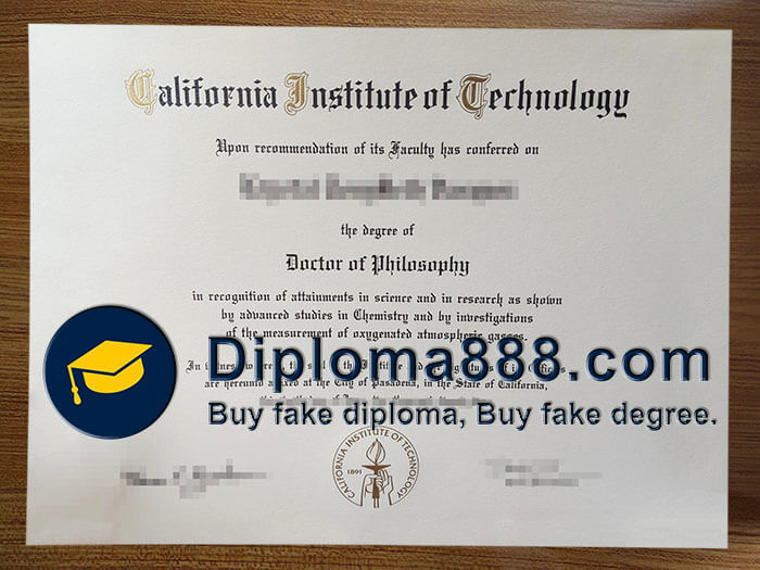 buy fake California Institute of Technology degree