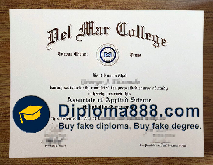 buy fake Del Mar College degree