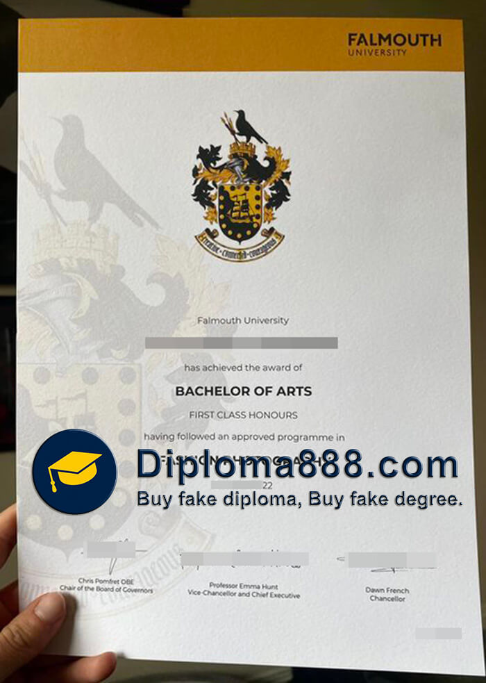 buy fake Falmouth University degree