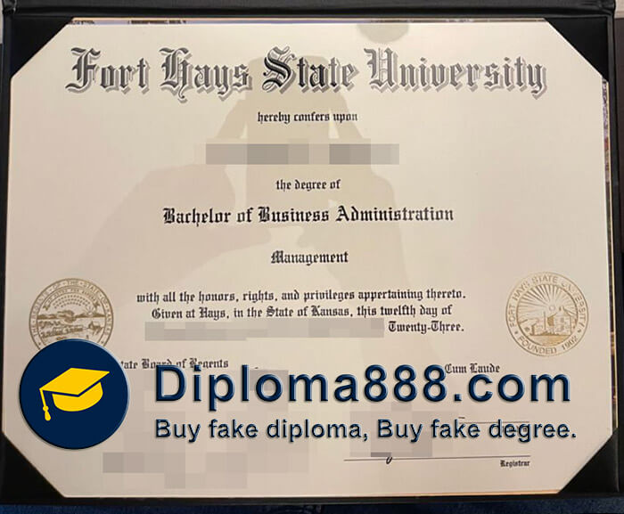 buy fake Fort Hays State University degree